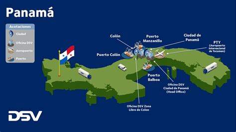 Principales Ciudades Puertos Y Aeropuertos De Panamá