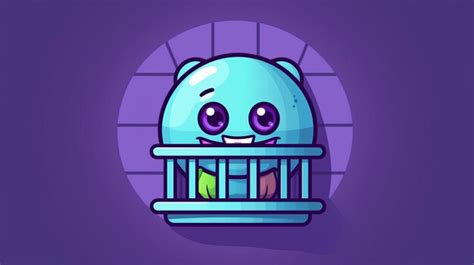 Premium Ai Image Cute Alien In Jail Cell Cartoon Vector Icon