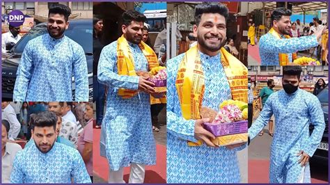 Shiv Thakare Visits Siddhivinayak Temple Before Embarking On ‘khatron