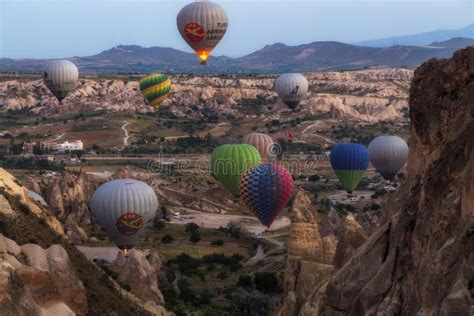 Goreme Cappadocia Turchia 10 Giugno 2018 Vista Delle Mongolfiere