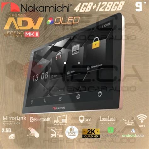 Nakamichi LEGEND ADV MKII 4 128 GB ADVANCE MK2 NA3102i Android 9 Head