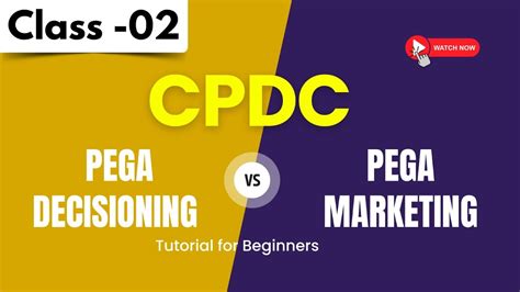 CPDC Class 02 Pega Decisioning Pega Marketing CPDC Tutorial For