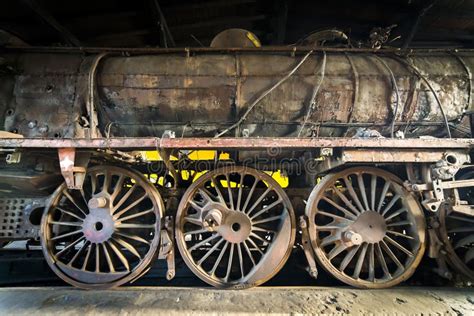 Old Rusty Steam Locomotive Stock Image Image Of Locomotive 105776041