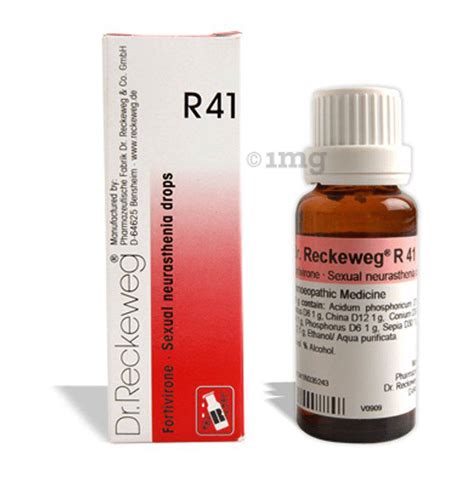 Dr Reckeweg R41 Sexual Neurasthenia Drop Buy Bottle Of 22 Ml Drop At