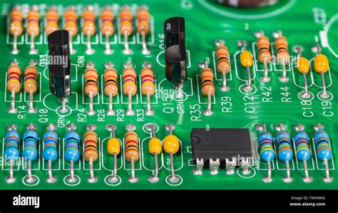 Composants électroniques de couleur Résistances transistors