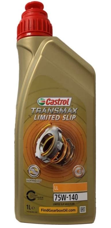 Transmax Ltd Slip LL 75W140 1 Liter Castrol Gearolie Industri