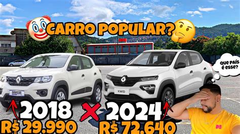 10 CARROS 0km MAIS BARATOS DO BRASIL EM 2024 YouTube