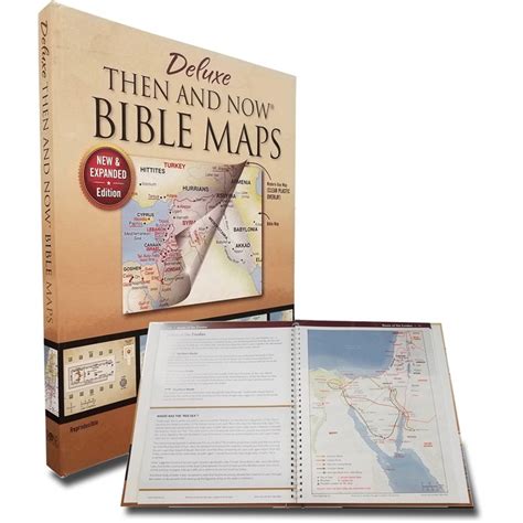 Rose Deluxe Then And Now Bible Maps