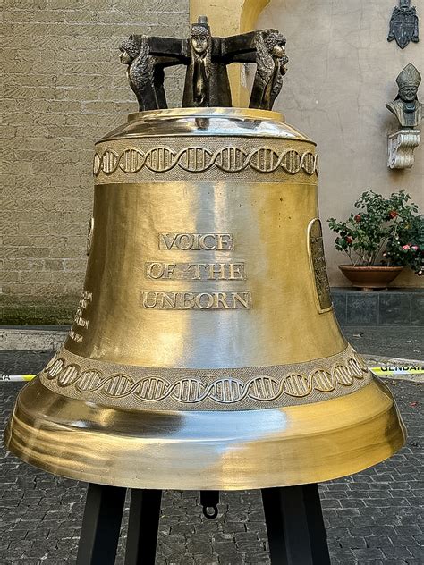 Pope Francis Consecrates The Bell Voice Of The Unborn Lusaka