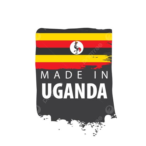 Vector Illustration Of Ugandas Flag On A White Background Vector