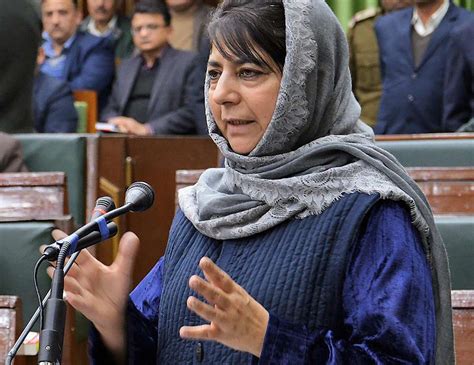 India sole benefactor of Kashmir, J&K CM Mehbooba Mufti's strong ...