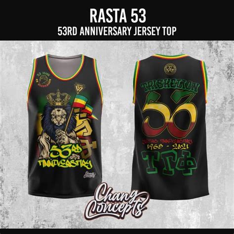 Tau Gamma Phi Triskelion 53rd Anniversary RASTA Full Sublimation