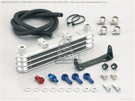 3601123700 Super Oil Cooler Kit 3 Core Monkey Utr Clutch Dohc