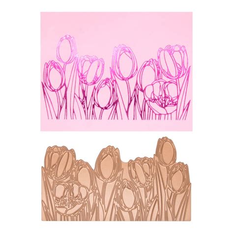 February Glimmer Hot Foil Kit Of The Month Preview Tutorials Tulip Border