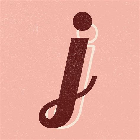 Alphabet Letter J Vintage Handwriting Cursive Font Psd Free Image By