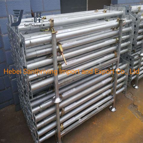 China Adjustable Painted Galvanized Hot Dipped Shoring Steel Props