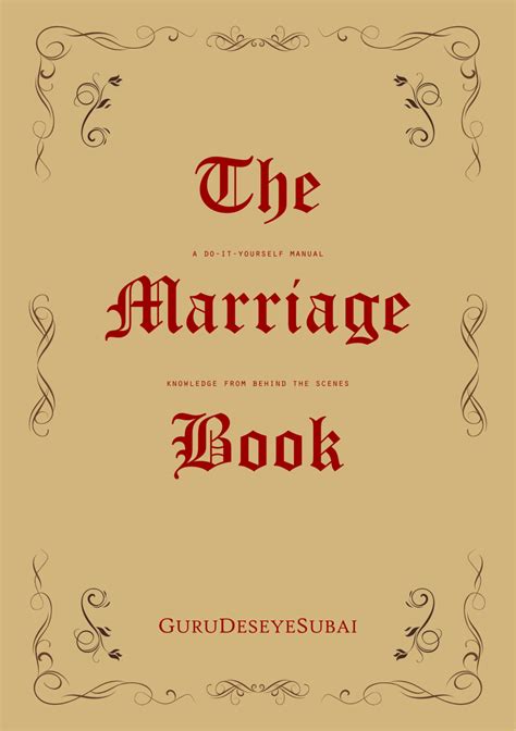 The Marriage Book - Guru Deseye Subai