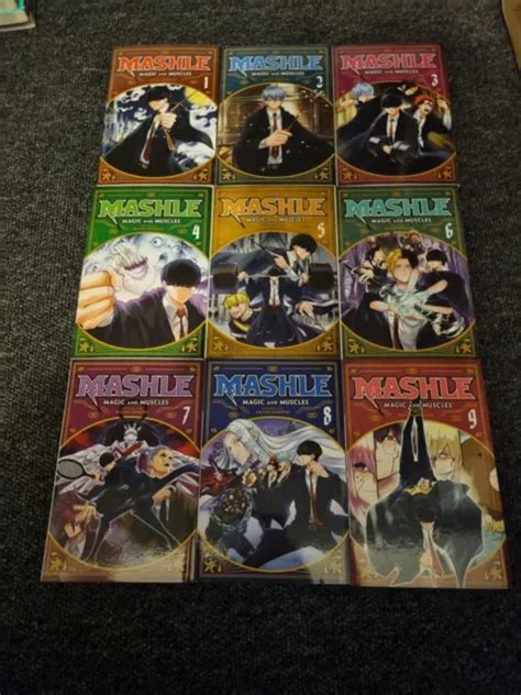 MASHLE MAGIC AND Muscles English Manga Set Vol 1 9 EUR 58 28