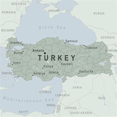 turkey map