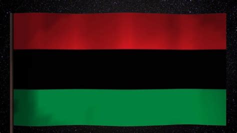 Pan African Flag Pan African Marcus Garvey Flag Free Stock Video Pixabay