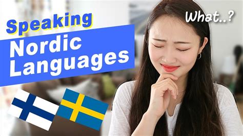 Trying To Speak Finnish Swedish Nordic Languages Part Youtube