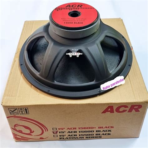 Jual Speaker 15 Inch 15 Acr 15600 Black Series Woofer 500watt 500 Watt