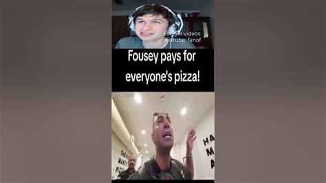 Fanof Reacts To Fousey Paying For Everyones Bill At A Pizza Place