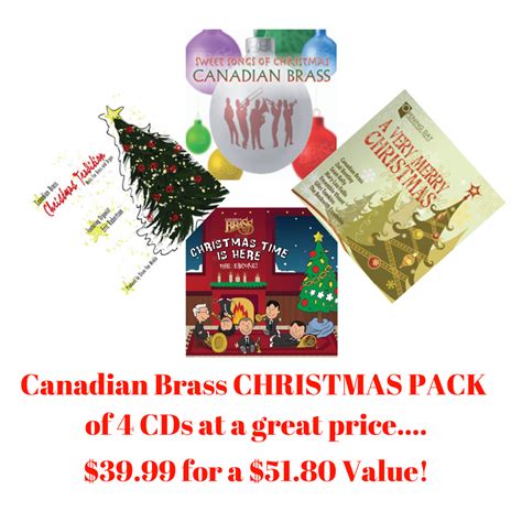 Canadian Brass Christmas Collection Cd Pack 4 Cds Canadian Brass Store