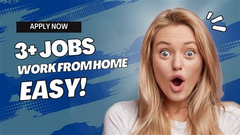 3 Working From Home Job Hiring Right Now Very Easy Work Best Work