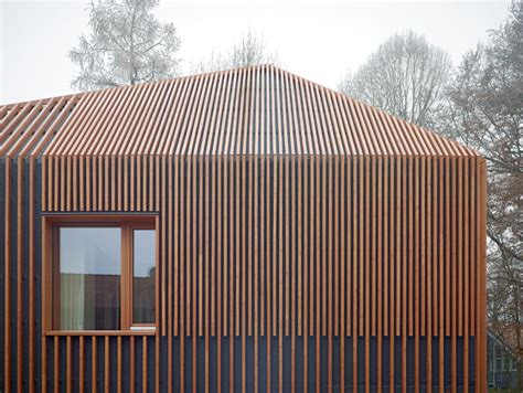 Wooden Slat Facades Rhythm And Translucency Archdaily