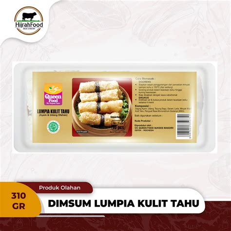 Jual Dimsum Lumpia Kulit Tahu Ayam Udang Queen Food Beancurd Spring