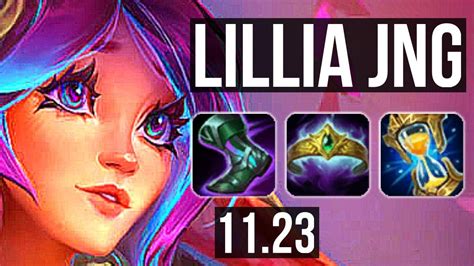 Lillia Vs Taliyah Jng Rank Lillia Godlike Kr Challenger