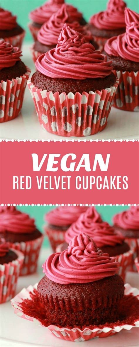 Gloriously Light And Fluffy Vegan Red Velvet Cupcakes With Red Velvet Frosting Perfectly Sp