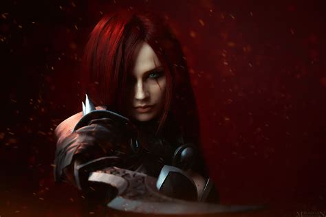 Download Red Hair Katarina League Of Legends League Of Legends Woman