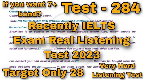 Very Hard Listening Test 2023 Bc And Idp Real Ielts Listening Test