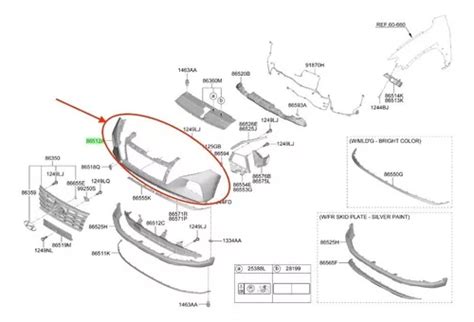 Parachoque Delantero Para Hyundai Tucson