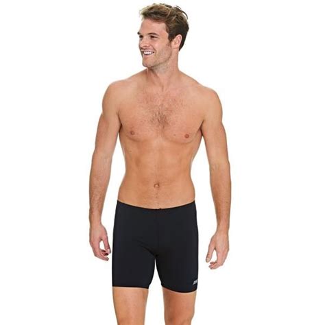 Zoggs Ecolast Cottesloe Mid Mens Swimming Jammer Black