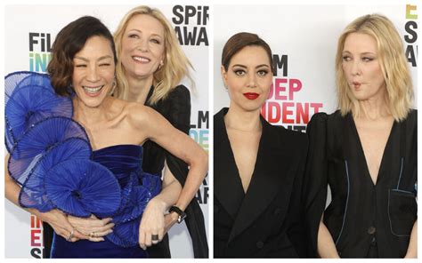 Cate Blanchett Michelle Yeoh And Aubrey Plaza At The Film