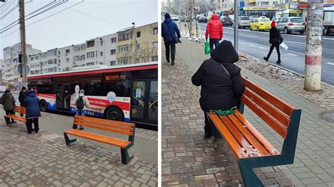 Dorel Love Te Din Nou B Nci Montate Pe Dos N Sta Iile De Autobuz