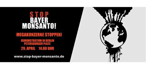 Demonstration Stop Bayer Monsanto Seed Freedom