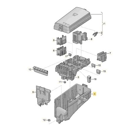 Skrzynka Bezpiecznik W G Ra D Vw Tiguan Ii