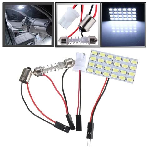 V Car Light T Smd Led Auto Car Interior Light Panel Reading