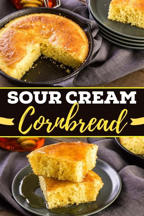 Sour Cream Cornbread Easy Recipe Insanely Good