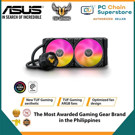 Asus Tuf Gaming Lc Argb Aio Liquid Cpu Cooler With Aura Sync And