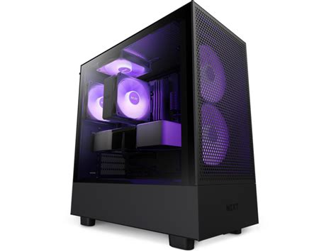 Nzxt H Series H Flow Rgb Edition Atx Mid Tower Chassis Black