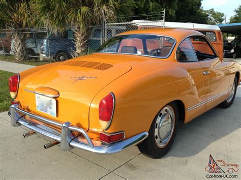 1971 Volkswagen Karmann Ghia VW Ghia With 81 935 Original Miles