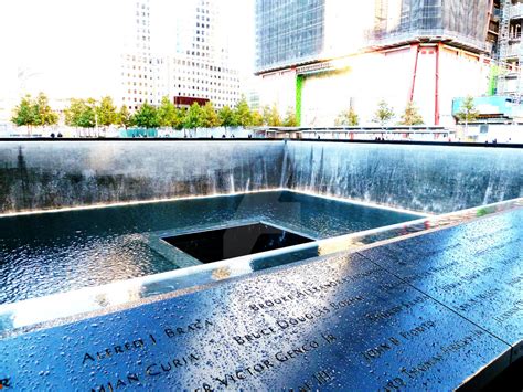 September 11th Memorial South Pool New York By Adudefrombrooklyn On