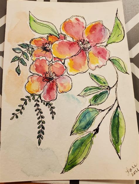 Pin By Janie Hayes On Watercolor In 2024 Watercolor Flower Art