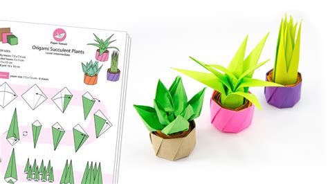 Origami Succulent Tutorial - Origami