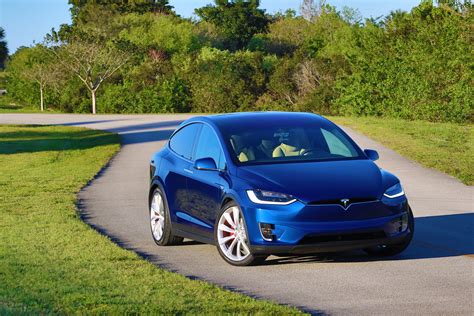 2016 Tesla Model X P90D Deep Blue Metallic Picture Gallery DragTimes